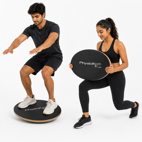 PhysioRoom Wooden Wobble Board